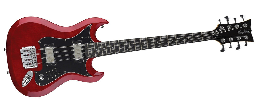 Hagstrom H8II Basso a 8 corde Wild Cherry Transparent