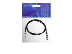 OMNITRONIC Cavo adattatore XLR(F)/Jack stereo 2m bk