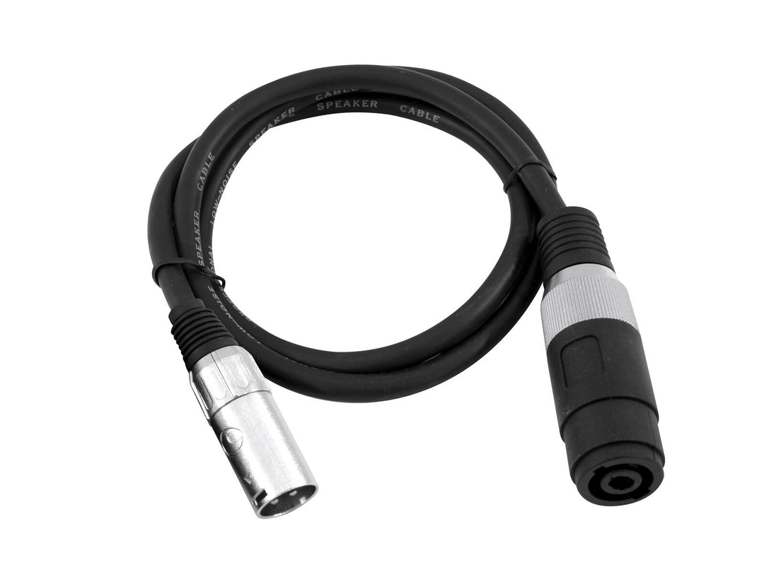 OMNITRONIC Cavo adattatore Speaker(F)/XLR(M) 1m bk