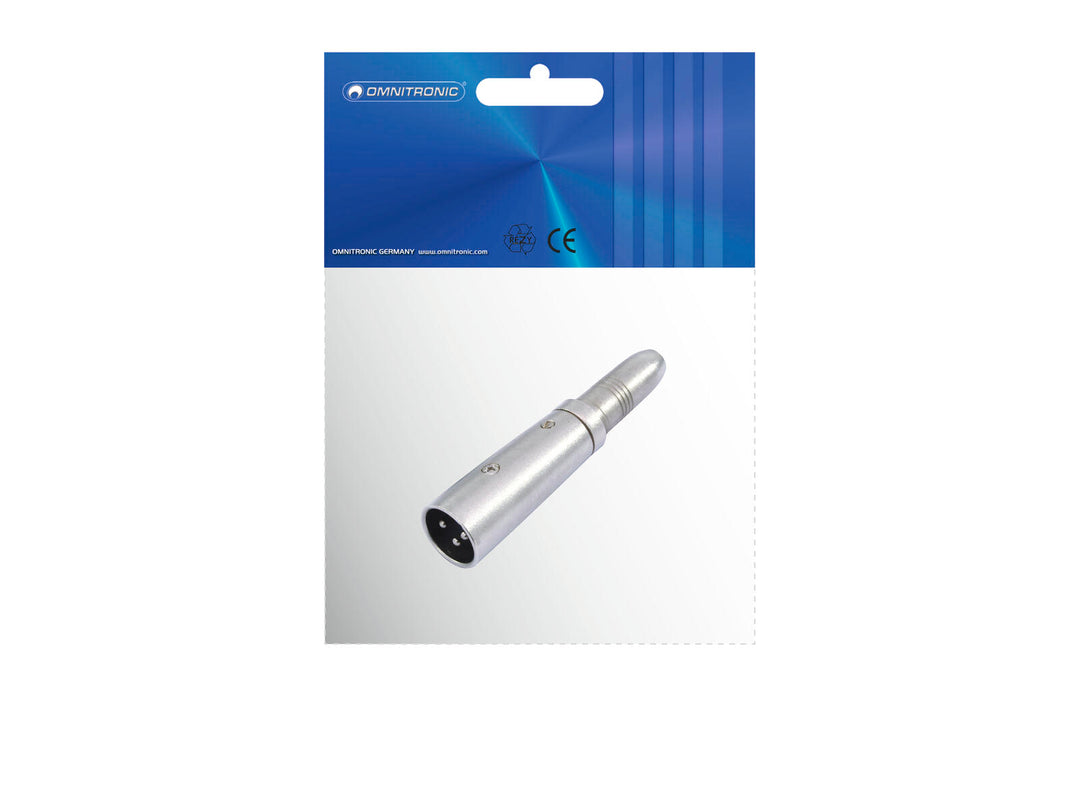 OMNITRONIC Adattatore XLR(M)/Jack(F) mono