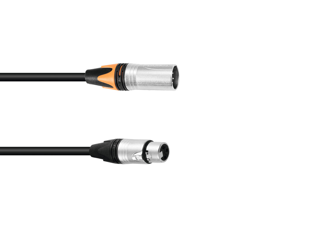 PSSO Cavo adattatore DMX XLR 5-pin/3-pin 0.3m bk