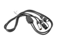 EUROLITE cavo adattatore DMX IP XLR 3-pin(m)/2xIP XLR 3-pin(f)