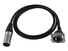 PSSO Cavo patch XLR(M)/XLR(F) S 1m bk
