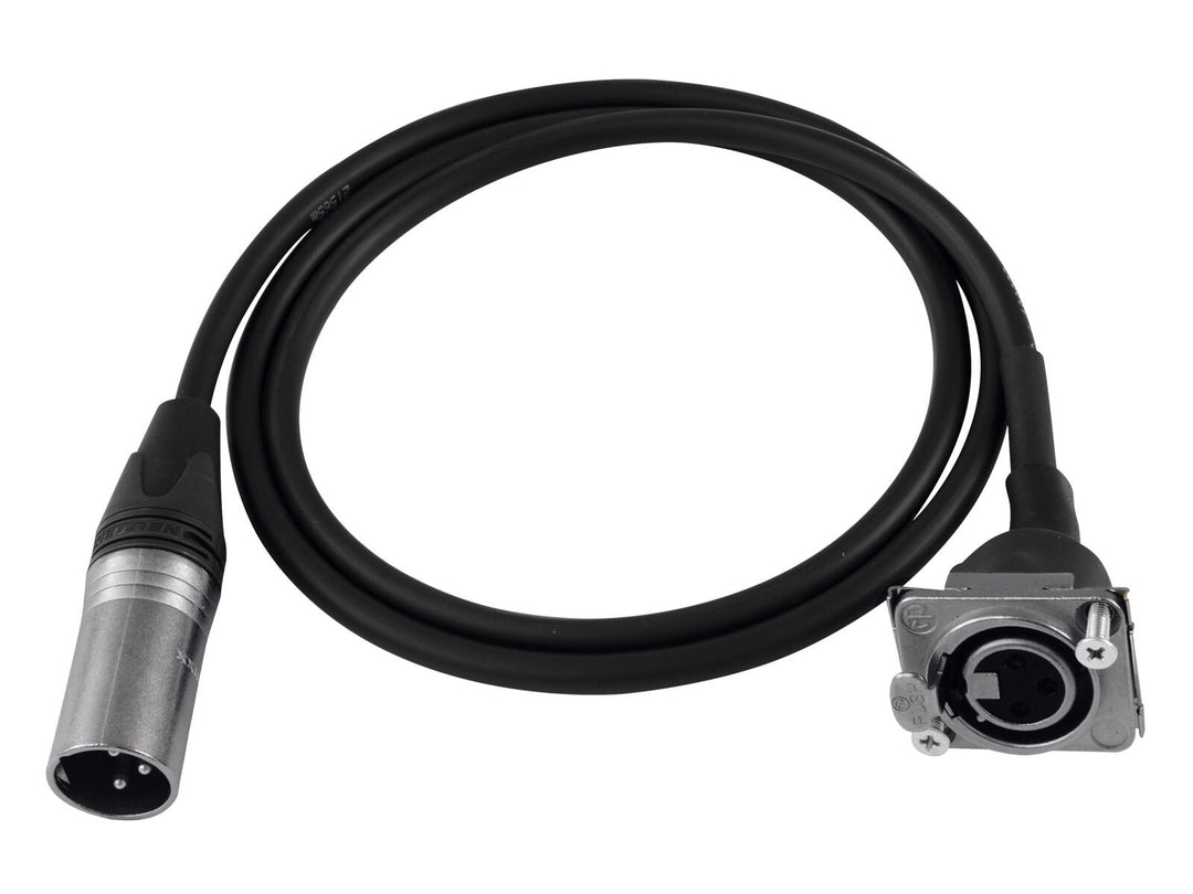 PSSO Cavo patch XLR(M)/XLR(F) S 1m bk