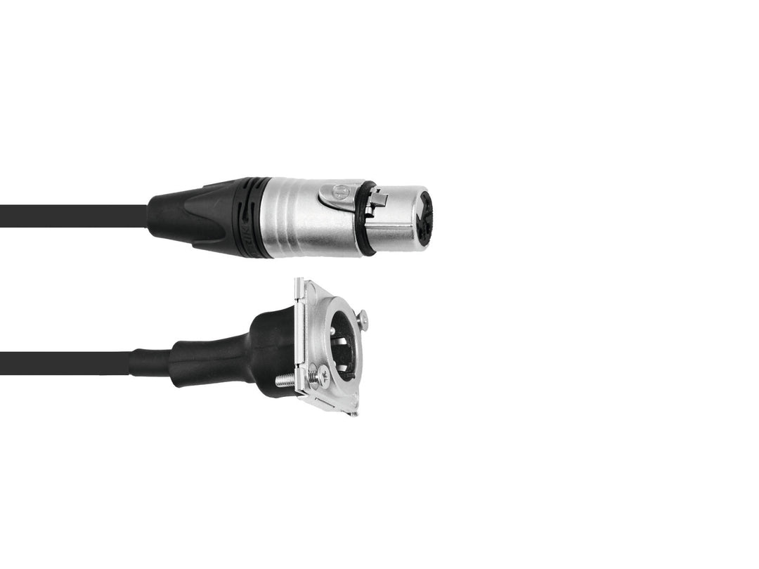 PSSO Cavo patch XLR(F)/XLR(M) S 1m bk