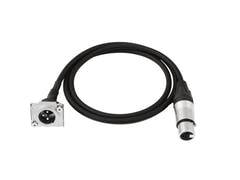 PSSO Cavo patch XLR(F)/XLR(M) S 1m bk