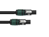 PSSO Speaker cable Speakon 4x2.5 0.5m bk
