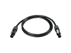 PSSO Cavo per altoparlante Speakon 4x2.5 0.5m bk