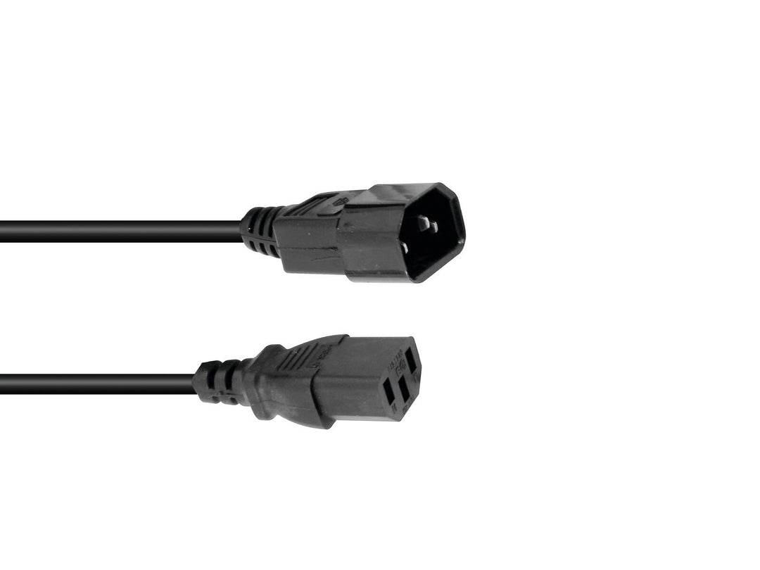 OMNITRONIC Prolunga IEC 3x0.75 1m bk
