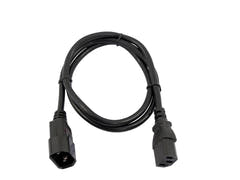 Prolunga IEC OMNITRONIC 3x0.75 1.5m bk