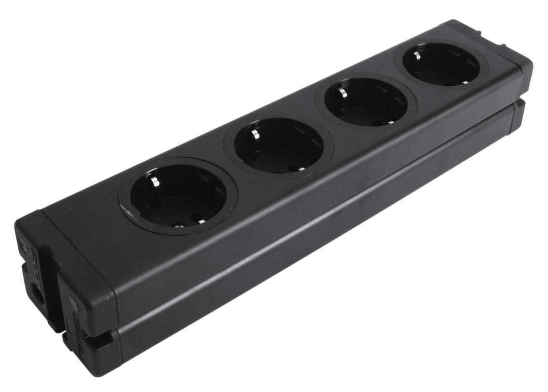 EUROLITE Distributore a 4 uscite ALU bk
