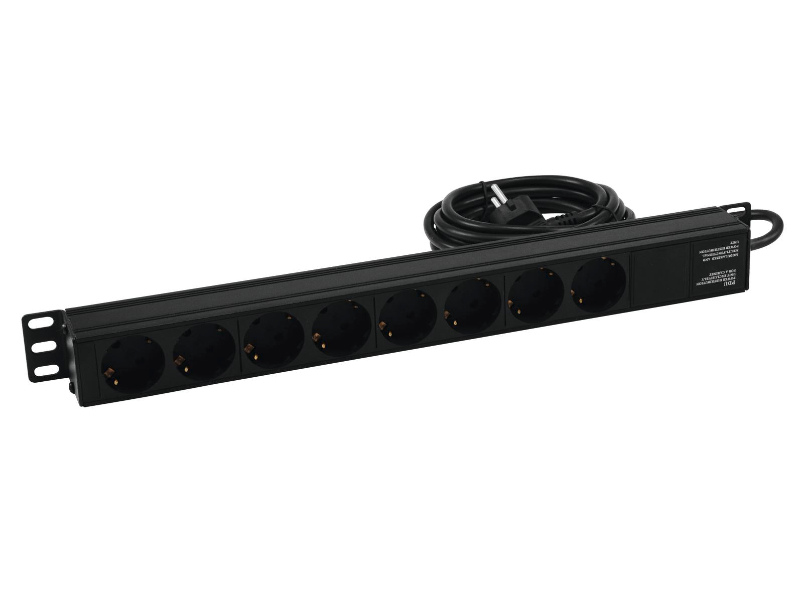 Eurolite R-19-8 1U Rack Power Distributor (Schuko)