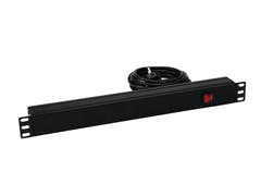 Eurolite R-19-8 1U Rack Distribuzione di corrente (Schuko)