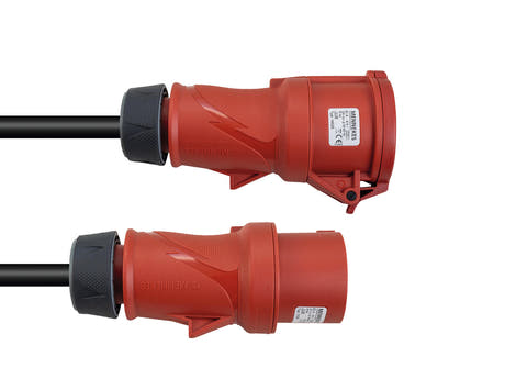 PSSO CEE Extension 32A 5x6 10m red