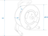 SCHILL Cable Drum IT266.RM A=280/C=11