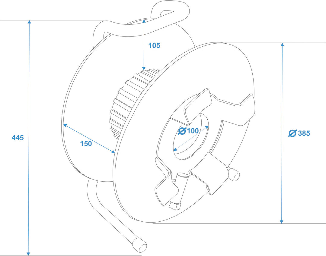 SCHILL Avvolgicavo IT380.RM A=385/C=142
