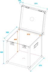Roadinger Flightcase for 50cm mirror ball