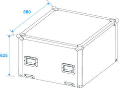 Flightcase to Disko Ball (75 cm)