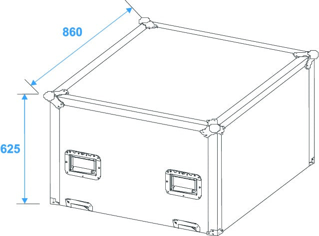 Flightcase to Disko Ball (75 cm)