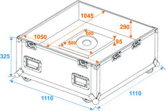 Eurolite Flightcase per Sfere Specchiate (75 & 100cm)
