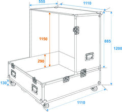 Eurolite Flightcase per Sfere Specchiate (75 & 100cm)