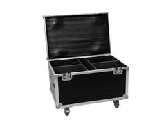 EUROLITE Set 4x LED TMH-X4 + Case con ruote