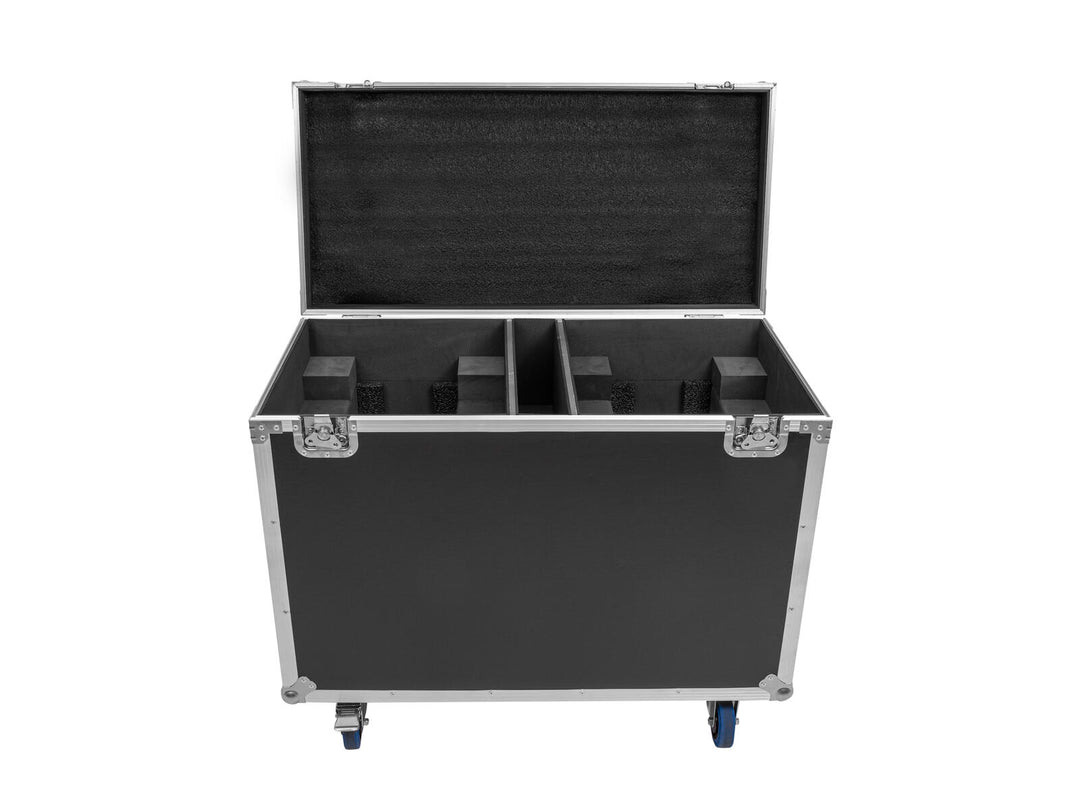 ROADINGER flightcase 2x IP TMH-H760 con ruote