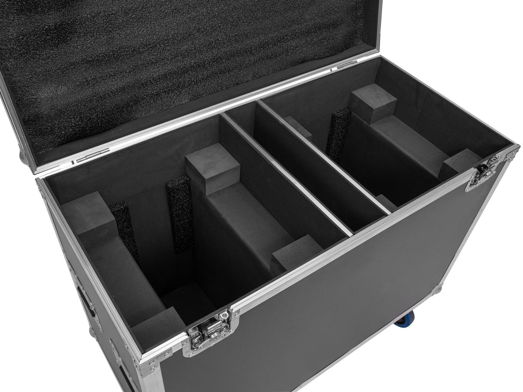 ROADINGER flightcase 2x IP TMH-H760 con ruote