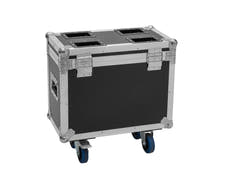 ROADINGER Flightcase 2x TMH-B120 con ruote