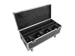 ROADINGER Flightcase 2x LED TMH Bar-S120 con ruote