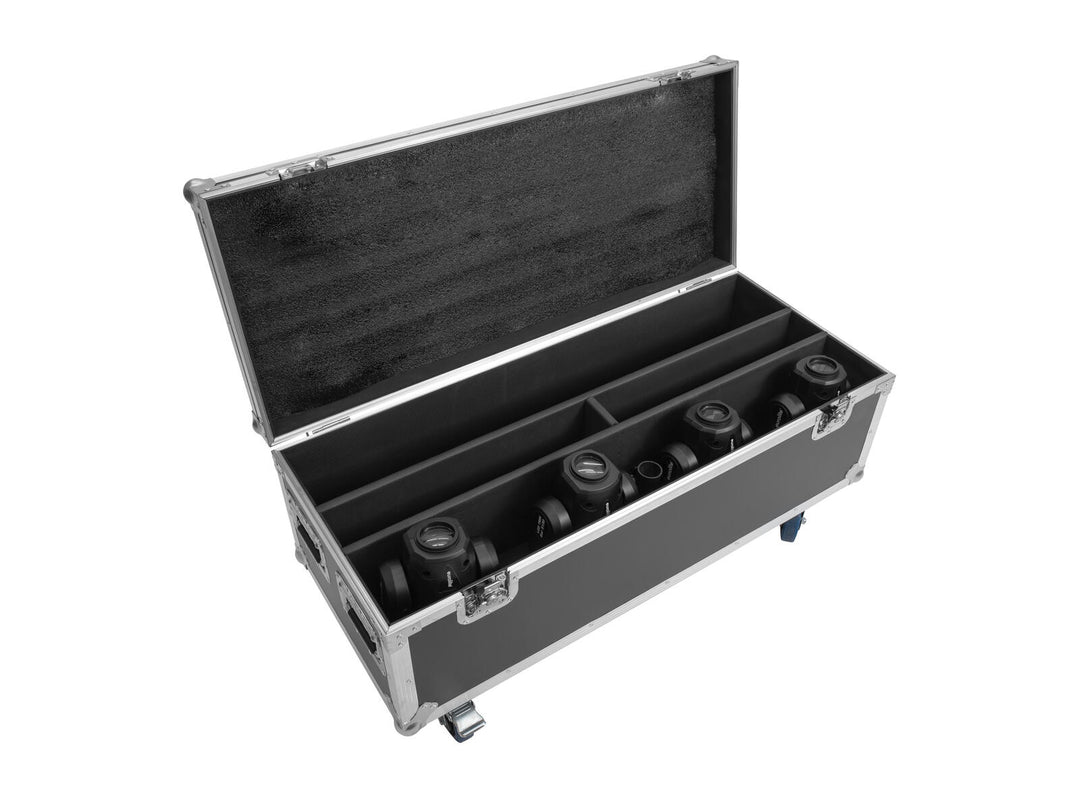 ROADINGER Flightcase 2x LED TMH Bar-S120 con ruote