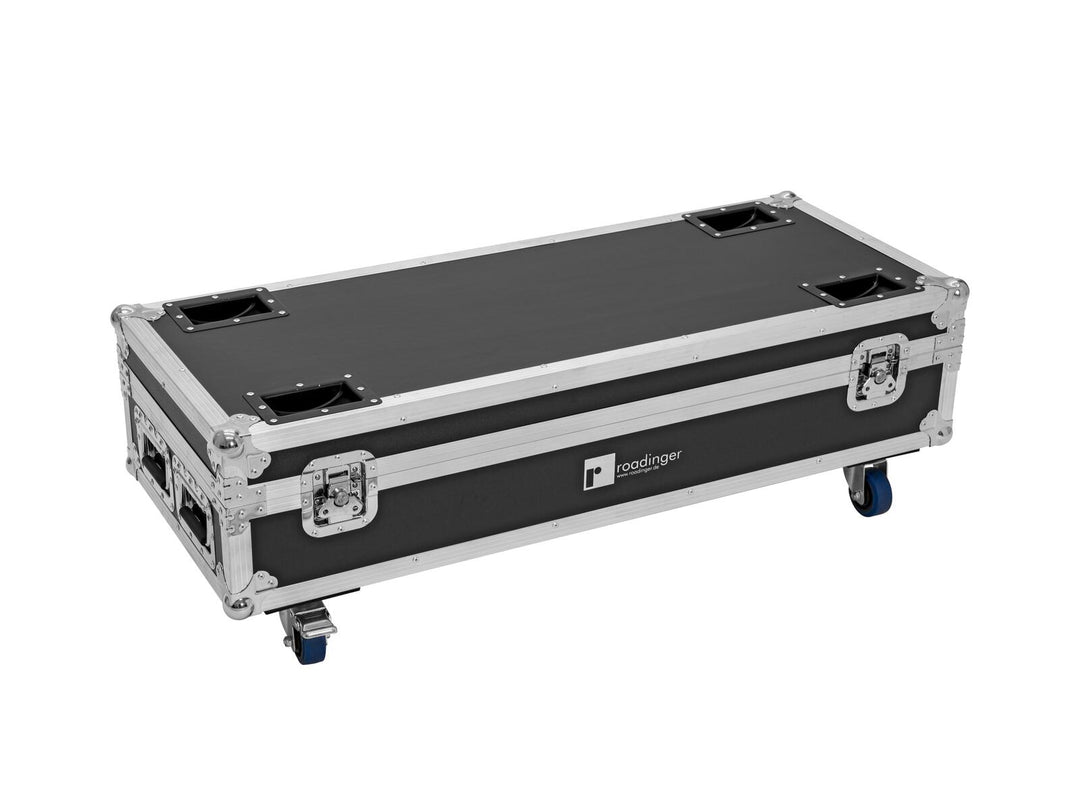 ROADINGER Flightcase 8x AKKU IP UP-4 QuickDMX con funzione di ricarica