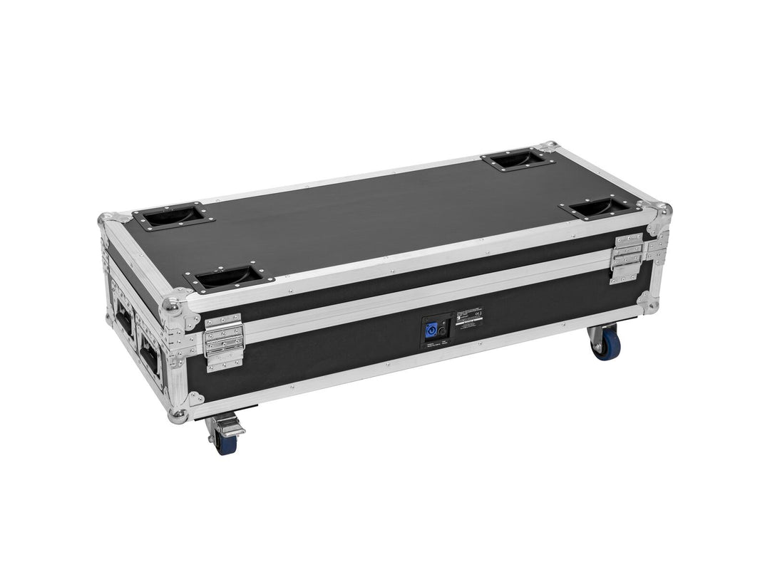 ROADINGER Flightcase 8x AKKU IP UP-4 QuickDMX con funzione di ricarica