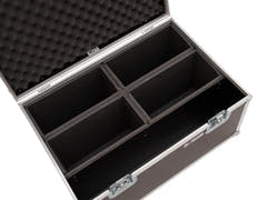 ROADINGER Flightcase per 4x LED 4/7C-12 Silent Slim Spot
