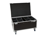 EUROLITE set 8x LED IP PAR 12x8W QCL Spot + case con ruote