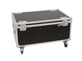 ROADINGER Flightcase 8x LED IP PAR 12x8W QCL/12x9 SQL Spot con ruote