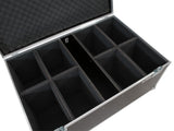 ROADINGER Flightcase 8x LED IP PAR 12x8W QCL/12x9 SQL Spot con ruote