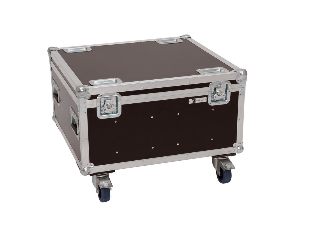 ROADINGER Flightcase 4x LED PLL-480 con ruote