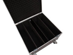 ROADINGER Flightcase 4x LED PLL-480 con ruote