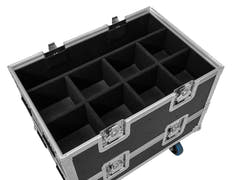 ROADINGER Flightcase Extension 8x SILENT PAR 6 QCL FLOOR per BAS-1