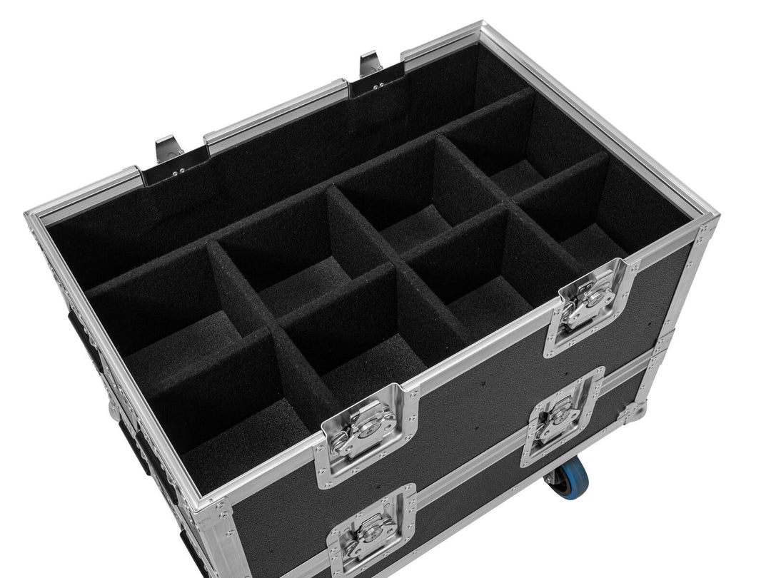 ROADINGER Flightcase Extension 8x SILENT PAR 6 QCL FLOOR per BAS-1