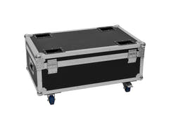 ROADINGER Flightcase per 4x LED CLS-18 QCL RGB/WW con ruote