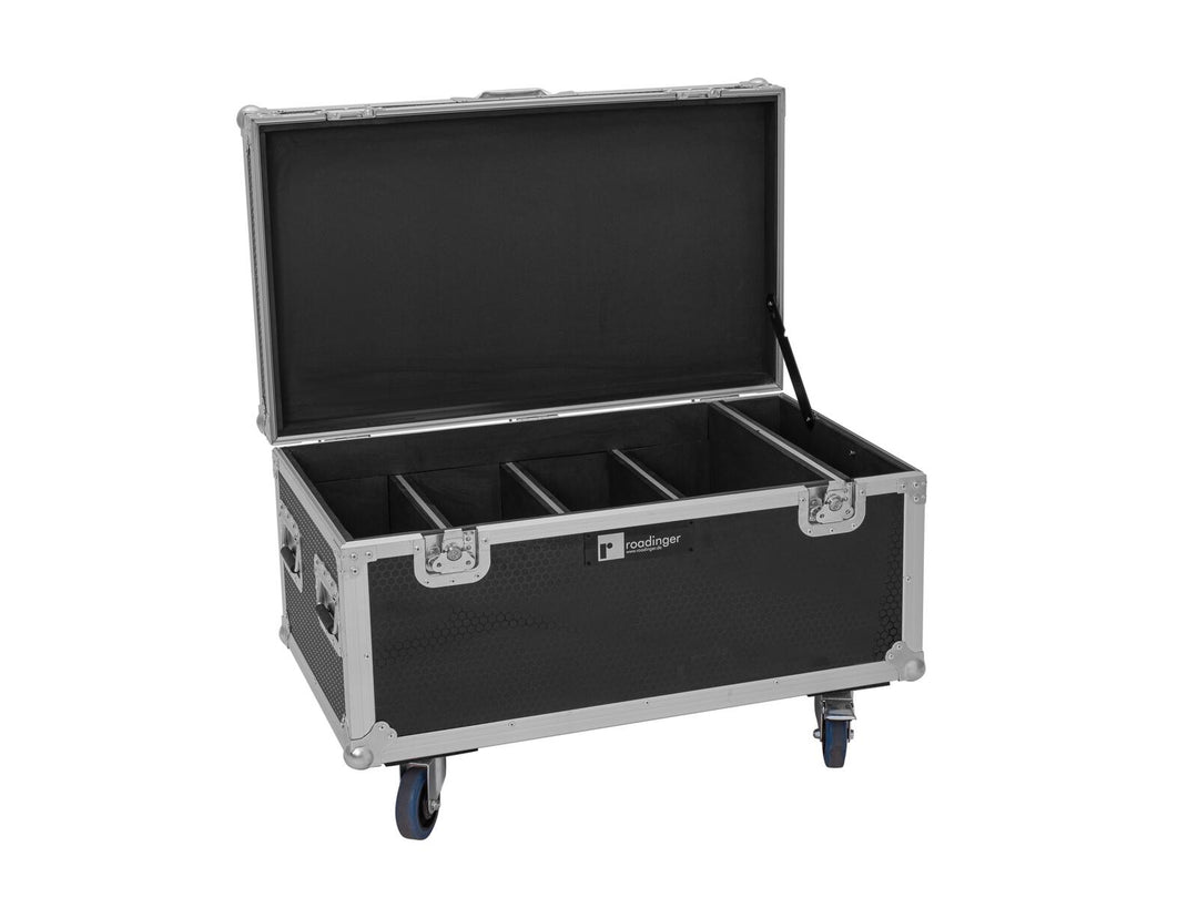 EUROLITE Set 4x Multiflood IP 8x10W RGBW Wash CRMX + Custodia