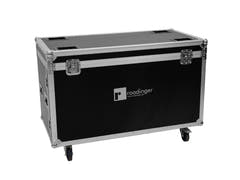 ROADINGER Flightcase 2x DMH-640 con ruote