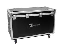 ROADINGER Flightcase 2x DMH-640 con ruote
