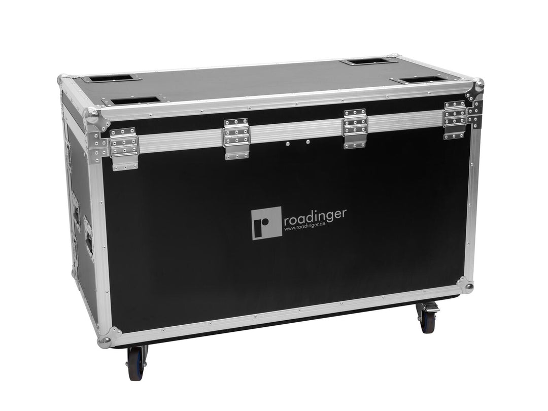 ROADINGER Flightcase 2x DMH-640 con ruote