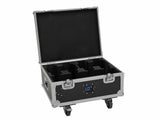 EUROLITE Set 4x AKKU MBT-3 Spot MK2 + Flightcase with wheels and charging function