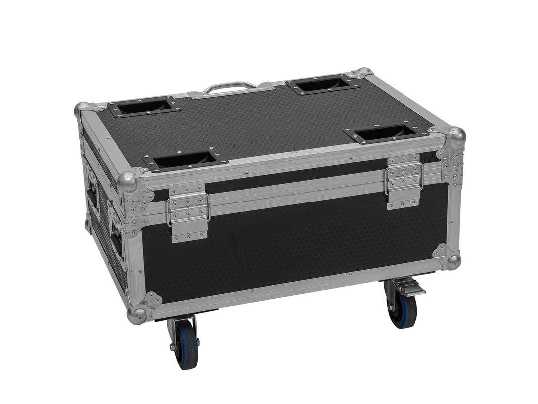 Flightcase ROADINGER per 6x AKKU IP TL-3 QCL Trusslight CRMX con funzione di ricarica e ruote