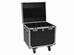 EUROLITE Set 4x LED Pixel Matrix Panel 5x5 RGB/WW + Flightcase con ruote