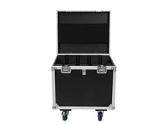 ROADINGER Flightcase 4x Pannello Matrix Pixel 5x5 RGB/WW con ruote